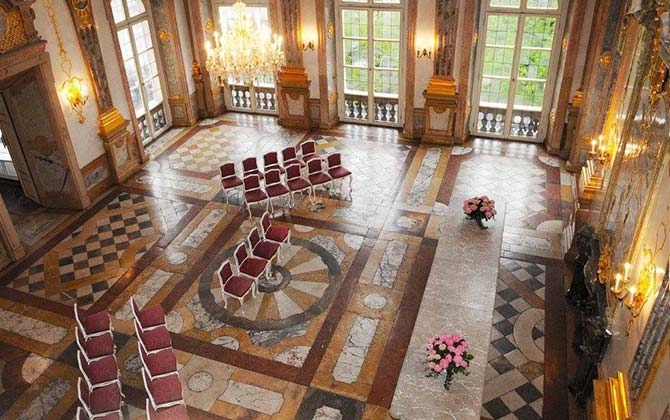 The Marble Hall at Mirabell Palace
